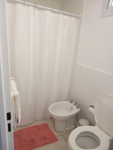 Koupelna v ubytování Acogedor departamento estilo boho