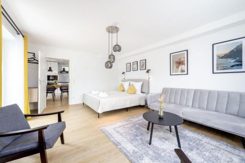 Χώρος καθιστικού στο VonMos Panorama Apartments