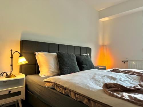 Postel nebo postele na pokoji v ubytování Ferienwohnung Conny