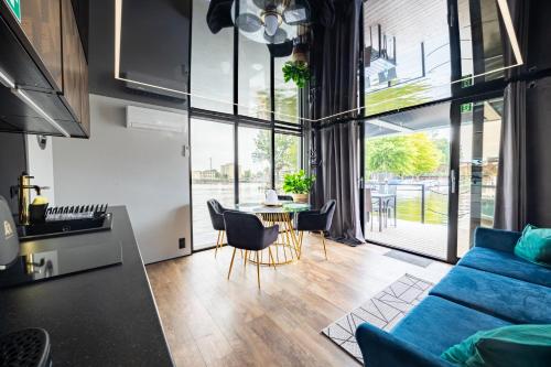 Et opholdsområde på Houseboat EnergyApart