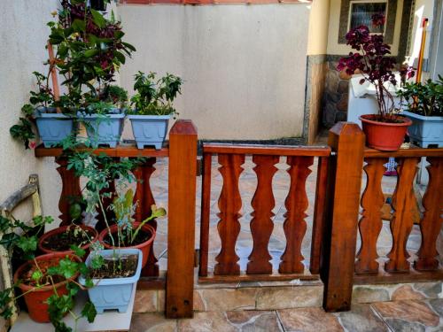 Casa para temporadaにあるバルコニーまたはテラス