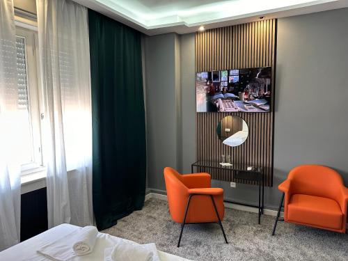 TV a/nebo společenská místnost v ubytování B&B View