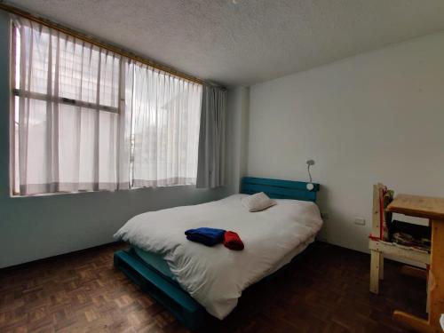 Postel nebo postele na pokoji v ubytování Edificio Foch