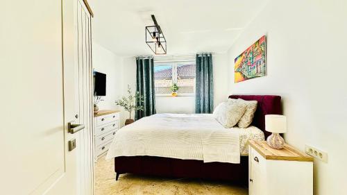 Ένα ή περισσότερα κρεβάτια σε δωμάτιο στο Vista Villas Apartment Endless Summer