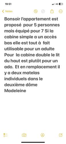 uno screenshot di un messaggio di testo con le parole paragrafo errato di Galetas 50 a Saint-Étienne-de-Tinée