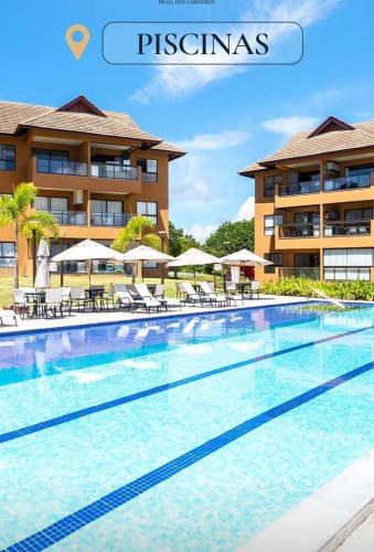 Kolam renang di atau dekat dengan Eco Resort Praia dos Carneiros Flat Colina