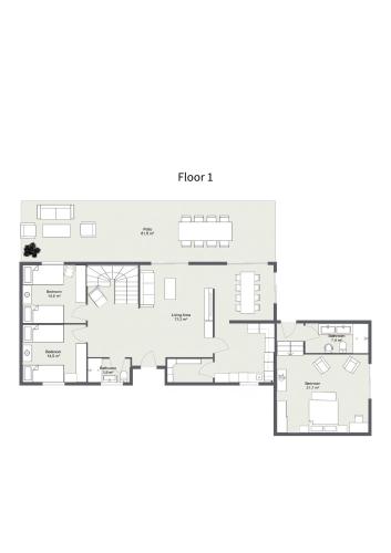 a house with a viewfourth floor plan at Finca Santa Maria in Callao Salvaje