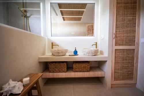 Et badeværelse på Villa Taray