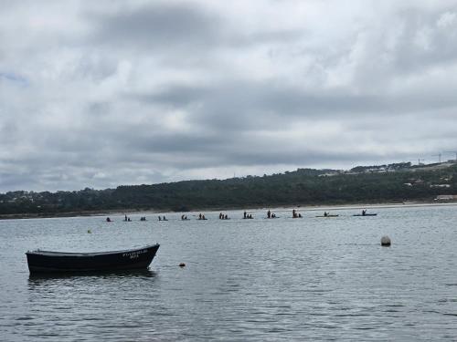 a group of boats on a body of water at Sunflower Castle View in Óbidos in Óbidos