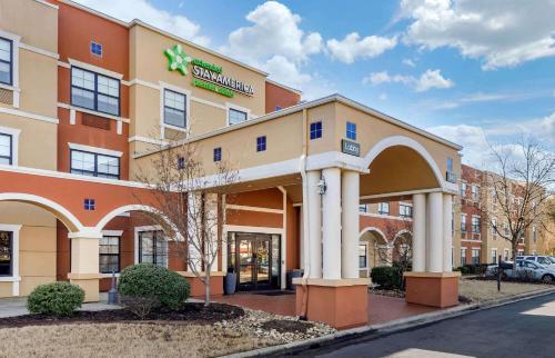 a rendering of the front of a hotel at Extended Stay America Premier Suites - Charlotte - Pineville - Pineville Matthews Rd. in Charlotte