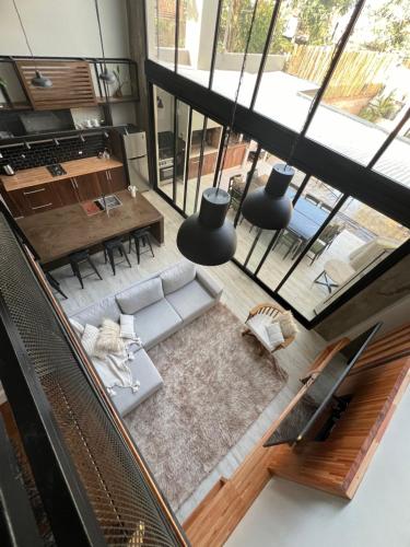 Χώρος καθιστικού στο Loft Caracas