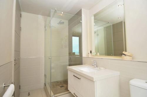 Koupelna v ubytování bamboo @ Le Paradis