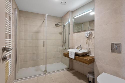 Koupelna v ubytování Boutique Hotel Mali Raj