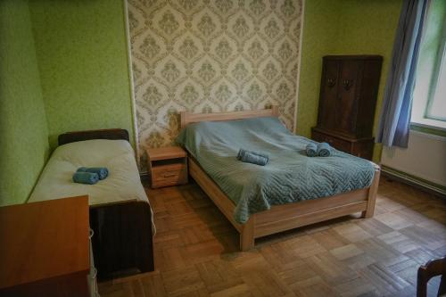 Postel nebo postele na pokoji v ubytování Abastumani Apartment