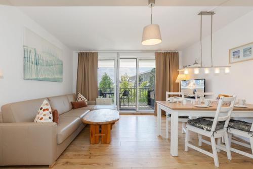 Posezení v ubytování Haus Rügen Whg 7