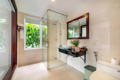 Koupelna v ubytování Hoi An Palmy Villa