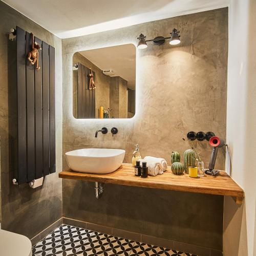 Ένα μπάνιο στο Weinforum Franken Hotel & Restaurant