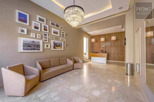 Prime Residence New Cairoにあるシーティングエリア