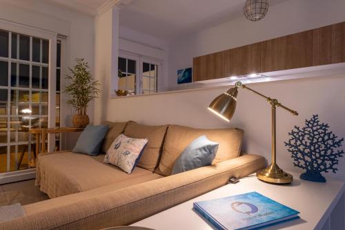 Ruang duduk di Hidalgos Hideaway - La Caleta
