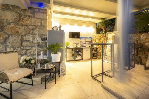 Η κουζίνα ή μικρή κουζίνα στο Villa Vita luxury Apartments