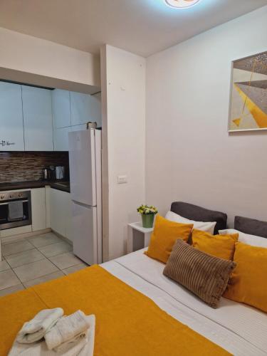 Kamche apartment tesisinde mutfak veya mini mutfak