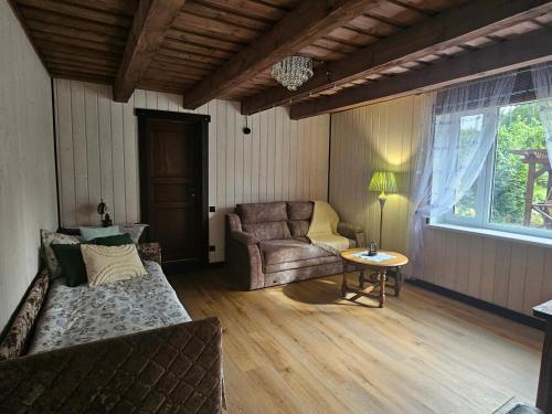 Χώρος καθιστικού στο More Holiday Cottage M, 85 meters to the beach with large garden