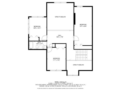 a floor plan of a house at Gray Haven in Union Pier