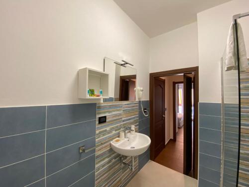 Koupelna v ubytování Panoramic Rooms