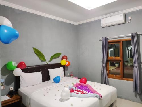 Postel nebo postele na pokoji v ubytování Hotel Cibening