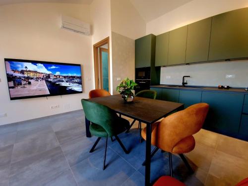 Η κουζίνα ή μικρή κουζίνα στο Apartments Cerin-Rovinj