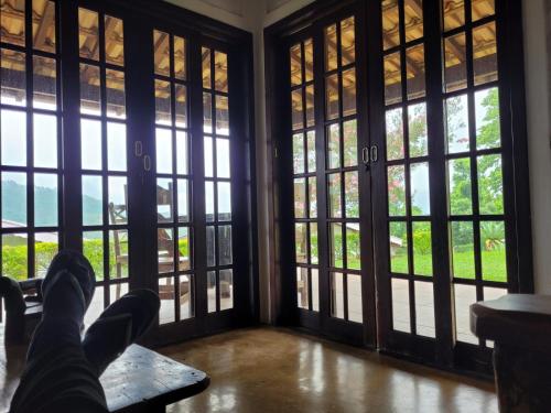 Ruang duduk di Pousada Cafuné