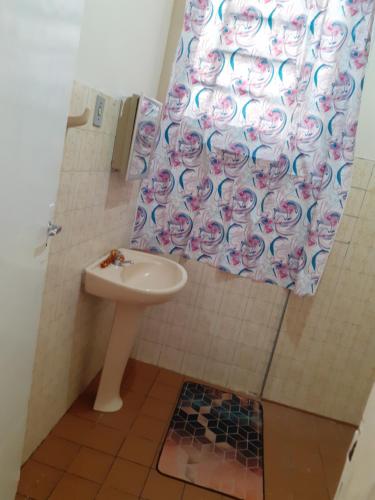 Koupelna v ubytování Casa a 4 minutos do santuário