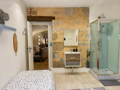 Un baño de Troglodyte d’exception au cœur de Blois