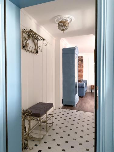 Un lugar para sentarse en Podniebny Apartament Toruń