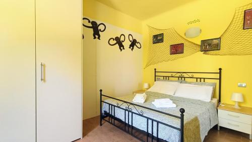 Ένα ή περισσότερα κρεβάτια σε δωμάτιο στο Edera Room and Apartment