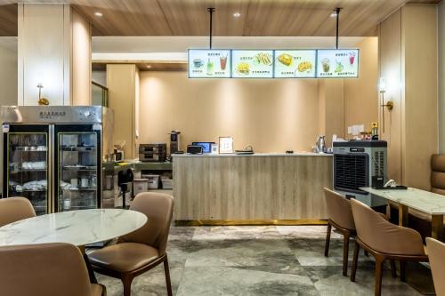 Dapur atau dapur kecil di Bole Jing Pin Hotel