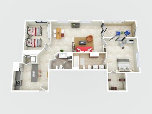Cucina o angolo cottura di The Netherland by MIAMI BEACH OCEAN RENTAL