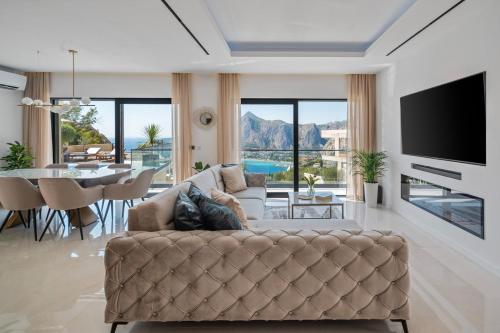 Casa Vita featuring a sea view, billiards, and heated pool