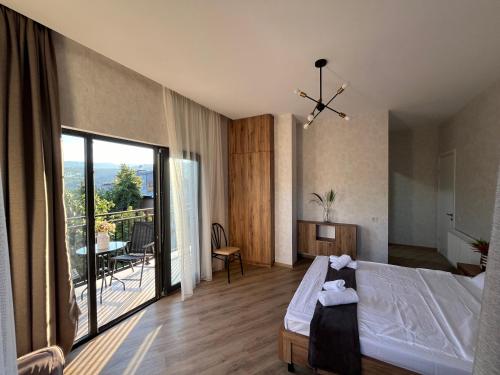 Postel nebo postele na pokoji v ubytování Labu Hotel