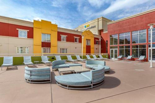 Coin salon dans l'établissement Bluegreen Vacations Club 36, an Ascend Collection Resort