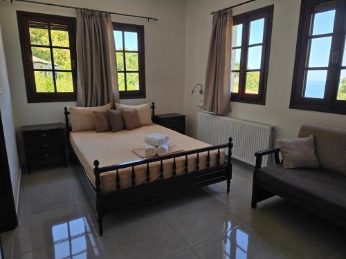 Posezení v ubytování Karidia Apartments