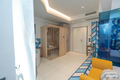 Posezení v ubytování B&B Maiori Suites