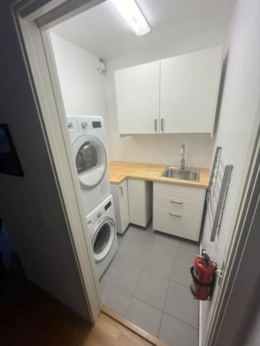 Dapur atau dapur kecil di 3 rok 5 min till havet
