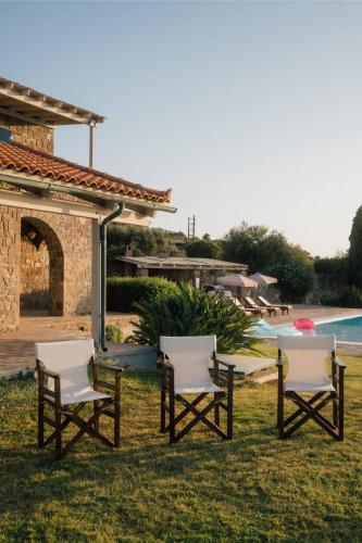 Πισίνα στο ή κοντά στο Terra Casa Private Villa in Aegina Island