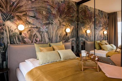 Ένα ή περισσότερα κρεβάτια σε δωμάτιο στο Green Spring