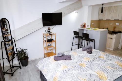Η κουζίνα ή μικρή κουζίνα στο Lola apartman