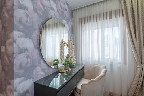 Ένα ή περισσότερα κρεβάτια σε δωμάτιο στο Vila Vidik