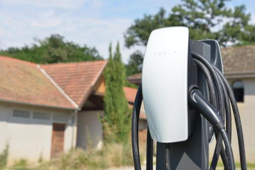 a white router is attached to a house at Best Western Golf d'Albon in Albon