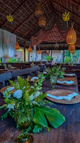 Restoran atau tempat lain untuk makan di Pousada Potigua