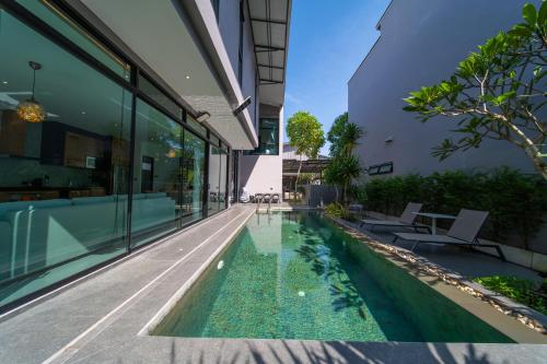 Kolam renang di atau dekat dengan Wallaya 3卧现代泳池度假别墅